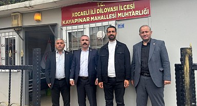 MHP Dilovası muhtarları ziyaret etti