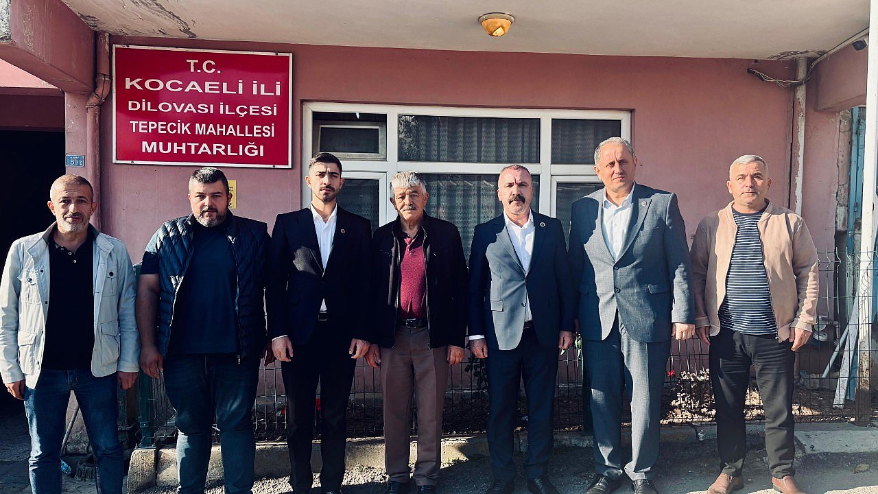 MHP Dilovası muhtarları ziyaret etti