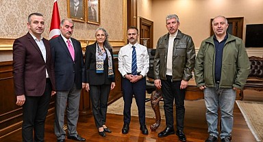 Ahilik Derneğinden, Vali Aktaş’a ziyaret