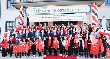 Aziz Sancar Ortaokulu eğitim-öğretime açıldı
