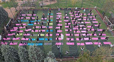 Bilgievi kursiyerleri pilates etkinliğinde buluştu