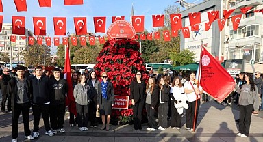 Büyükşehir kenti Atatürk çiçeği ile süsledi