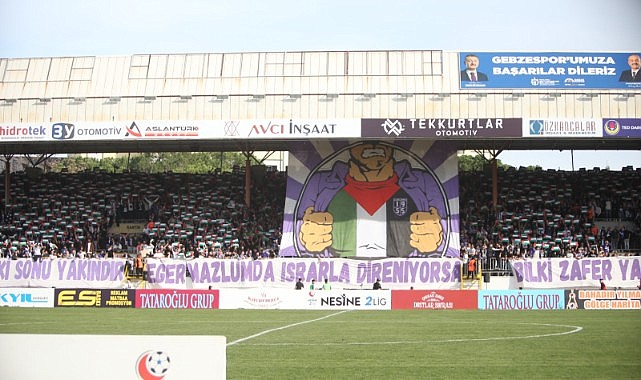 Eskiçarşı’dan Filistin’e destek koreografisi