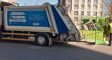 Gebze’de çöp kamyonunun çarptığı işçi öldü!