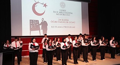 Gebze’de Öğretmenler Günü kutlandı