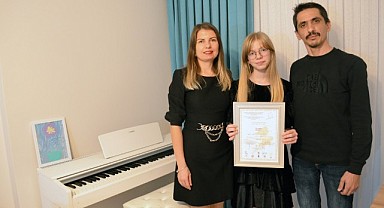 Gururumuz Aylin, Gürcistan’dan brincilikle döndü