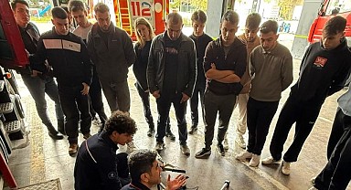 KOÜ öğrencilerine itfaiye teşkilatı tanıtıldı