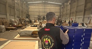 Milyonlarca lira değerinde araç parçası ele geçirildi!