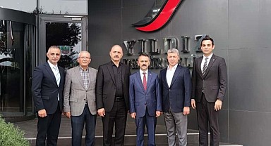 Vali Aktaş, Yıldız Demir Çelik’i ziyaret etti