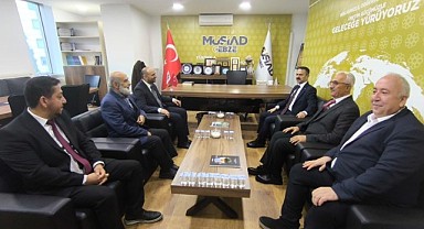 Vali İlhami Aktaş, MÜSİAD Gebze Şubesi'ni ziyaret etti