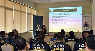 Zabıtaya, şiddetin önlenmesine yönelik seminer verildi