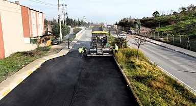 Anadolu Caddesi’nde yol yenilendi