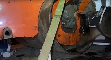 Asfalt silindirinde kilolarca uyuşturucu bulundu!