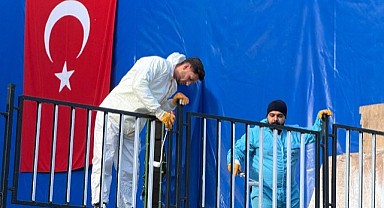 Asri Mezarlık’ta yenileme çalışması yapıldı