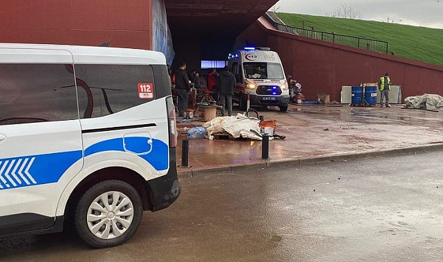 Boş akvaryuma düşen işçi yaralandı