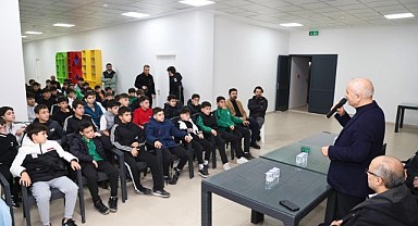 Büyükgöz Beylikbağıspor'un genç yetenekleriyle buluşştu