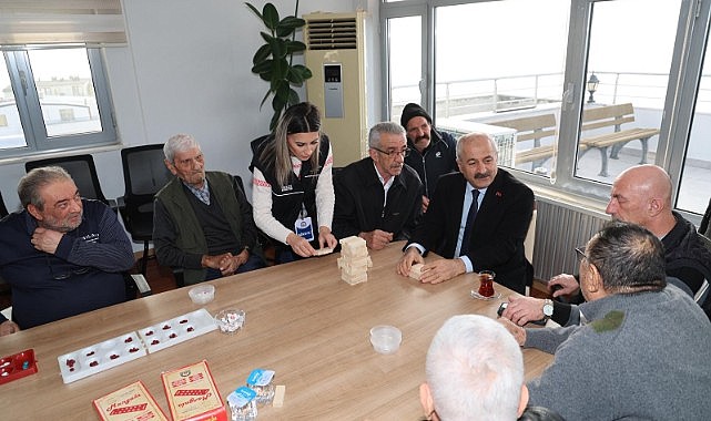 Büyükgöz, huzurevi sakinleriyle buluştu