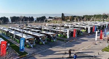 Büyükşehir araç filosuna 68 otobüs daha kattı