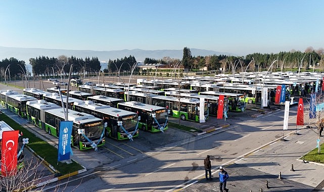 Büyükşehir araç filosuna 68 otobüs daha kattı