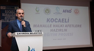 Çayırovalılar afetlere karşı bilinçleniyor