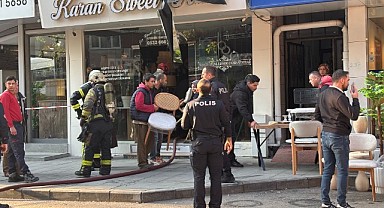 Depoda çıkan yangın kısa sürede söndürüldü