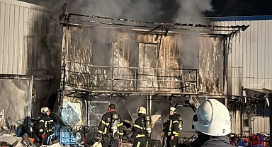 Gebze’de yangın paniği! 1 kişi yaralandı