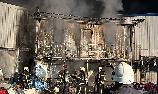 Gebze’de yangın paniği! 1 kişi yaralandı