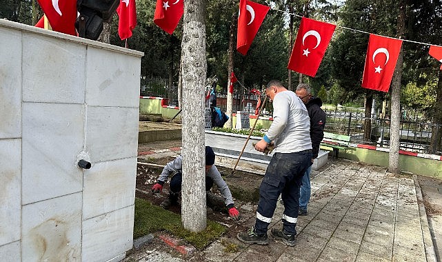 Gebze Şehitliği’nde bakım ve onarım yapıldı