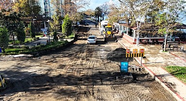 Halıdere Sahil Caddesi yenileniyor