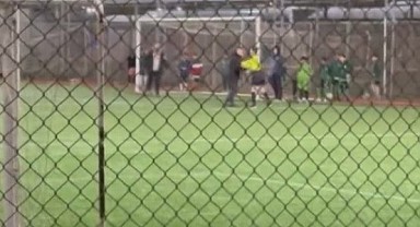 Kadın hakem antrenörün şiddetine maruz kaldı