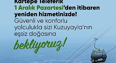 Kartepe Teleferik’te bakım çalışmaları tamamlandı