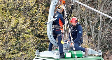 Kartepe Teleferik’te olası arızalara karşı tatbikat yapıldı
