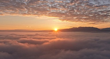 Kocaeli’de sis manzaraları mest etti