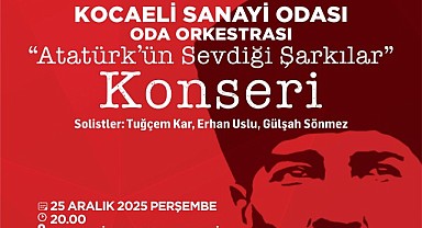 KSO’da‘Atatürk’ün Sevdiği Şarkılar Konseri’ düzenlenecek