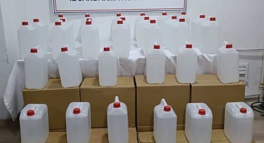 Milyonluk kaçak alkol ele geçirildi!