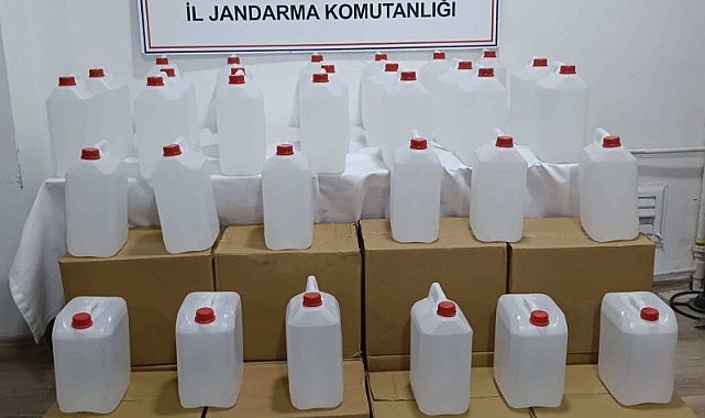 Milyonluk kaçak alkol ele geçirildi!