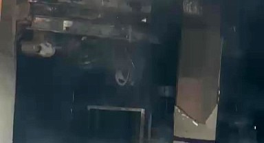 Oto tamirhanesinde çıkan yangın maddi hasara yol açtı!