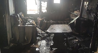 Prefabrikte çıkan yangında 70 yaşındaki adam öldü!