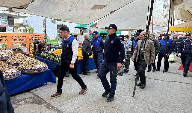 Zabıta ekipleri pazar denetimine çıktı!