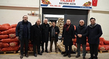 Aslantaş ve ekibi Toktaş’ı ziyaret etti