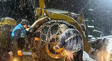 Atölyeden karla mücadeleye kesintisiz hizmet!