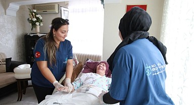Bin 834 kişiye evde bakım hizmeti verildi