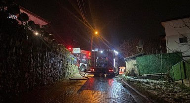 Bungalovda çıkan yangın korkuttu!