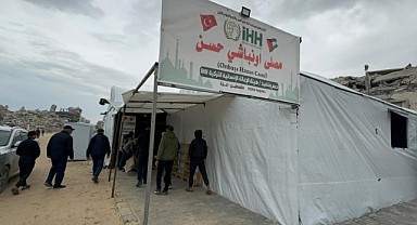 Büyükşehir Gazze’ye çadır cami kurdu