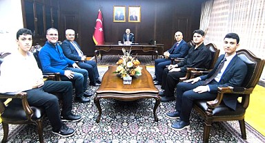 Gebze Anadolu Lisesi’nden, Vali İlhami Aktaş'a ziyaret