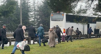 Gebze'de yolcu otobüsü alevlere teslim oldu!