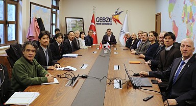 Japon heyet, GTÜ Martest Merkezi’ni inceledi 