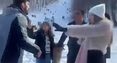 Kadın ve çocukların yanında saldırdılar!