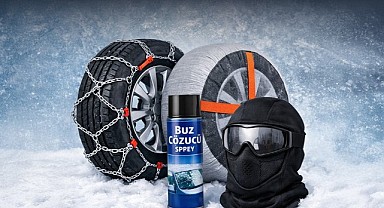 Kar yağışının ardından lastik zinciri satışları 10 kat arttı