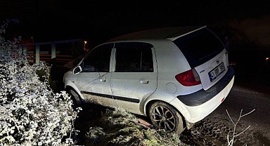 Kaza yaptı! Aracını bırakıp kaçtı